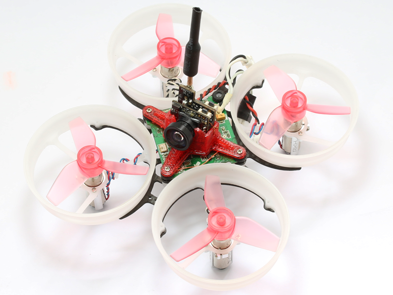 Rakonheli CNC Delrin and Carbon 74mm Ducted Quad X Kit (8mm Motor) - Blade Inductrix/FPV, RKH 74DQX