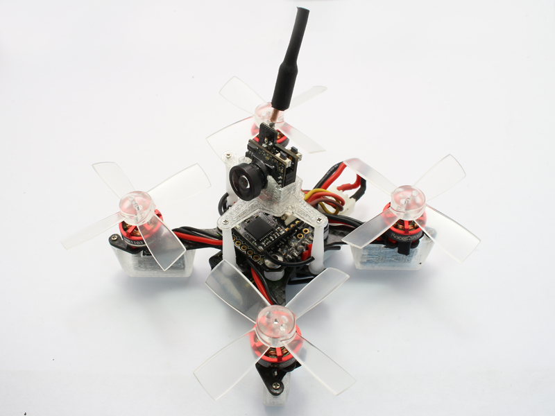 Rakonheli CNC Delrin and Carbon 80mm Ducted Quad X Kit (Brushless Motor) - RKH 80DQX