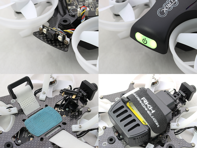 Rakonheli CNC Delrin and Carbon Upgrade Kit - Blade Inductrix 200