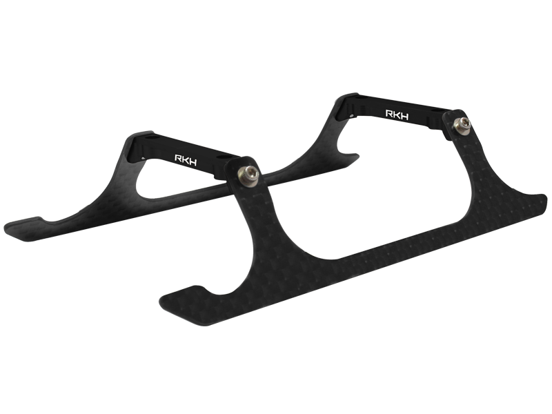 Rakonheli CNC Landing Gear Set (Black) - Blade 130 S