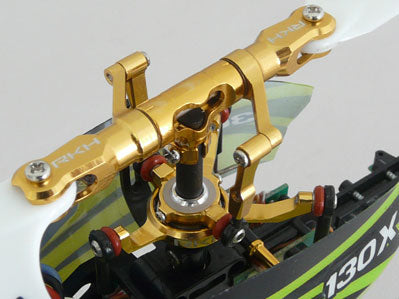 CNC AL DFC Center Hub Set (Gold) - Blade 130X