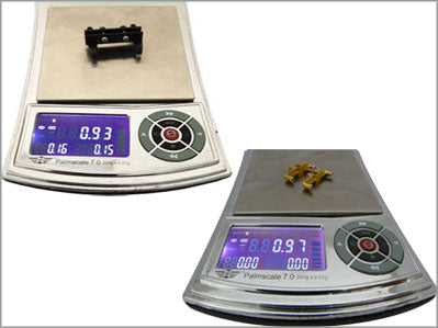 CNC AL Tail Servo Mount Set (Gold) - Blade 130X