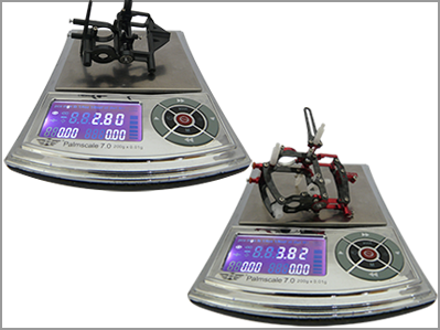 CNC AL Advanced Main Frame Set - Blade mCPXBL