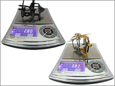 CNC AL Advanced Main Frame Set - Blade mCPXBL