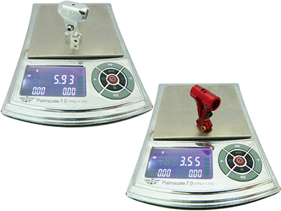 CNC AL Main Center Hub Set - Blade 300X/CFX