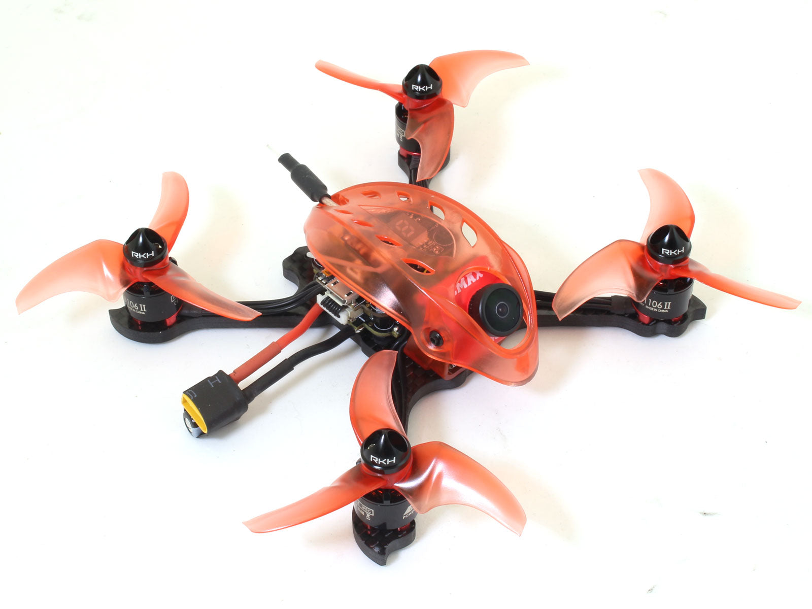 Rakonheli Upgrade 4mm Carbon Fiber 2.5inch Main Frame Set - EMAX Babyhawk R Pro