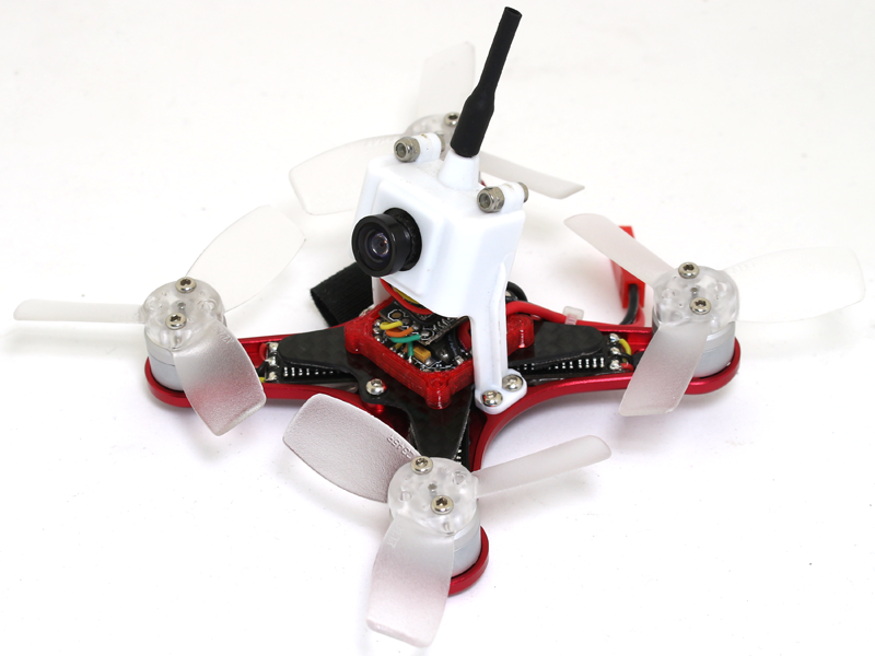 Rakonheli CNC Aluminum Carbon Main Frame Set - EMAX Babyhawk