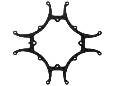 Rakonheli CNC 3K Pure Carbon Fiber Main Frame (1.0mm) (for IDTP980/981)