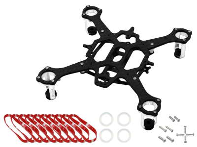 Rakonheli CNC 90mm Quadcopter Kit (8.5mm Motor) - RKH 90RQX