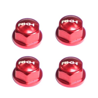 RKH Precision Aluminum Wheel Nut Cap (4pcs) for Axial 1/24 SCX24
