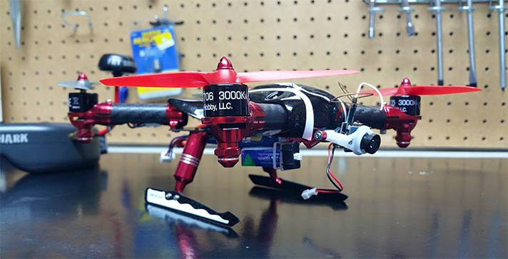 CNC VA1100 Micro FPV Camera Mount Set - Blade 200 QX