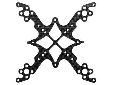Rakonheli CNC 3K Pure Carbon Fiber Main Frame (1.5mm) (for 66DQX980)