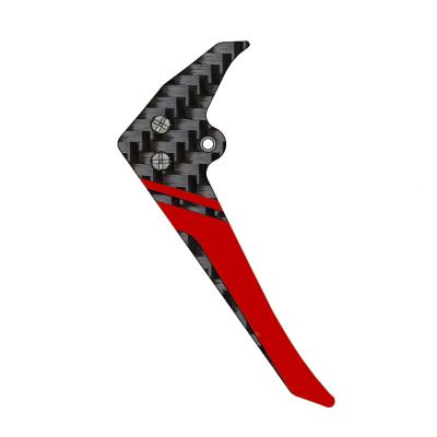 Rakonheli CNC Delrin Carbon Vertical Tail Fin Set - Blade Nano CPX/CP S, S2, S3