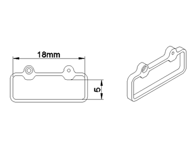 Battery Mount Option 01 - Blade Nano CPX/CP S, mCP S