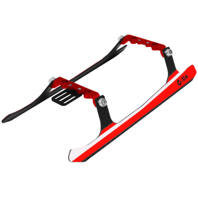 L-MA Precision Aluminum Carbon Fiber Landing Skid Set w/Decal for BLADE InFusion 180