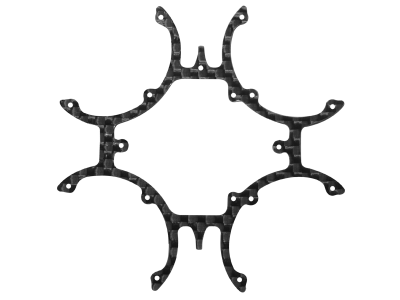 Rakonheli CNC 3K Pure Carbon Fiber Main Frame (for 6064DQX980)