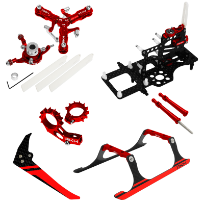 Blade 120 S2 - Rakonheli CNC Aluminum 3-Blade Head System Advanced Upgrade Kit 02