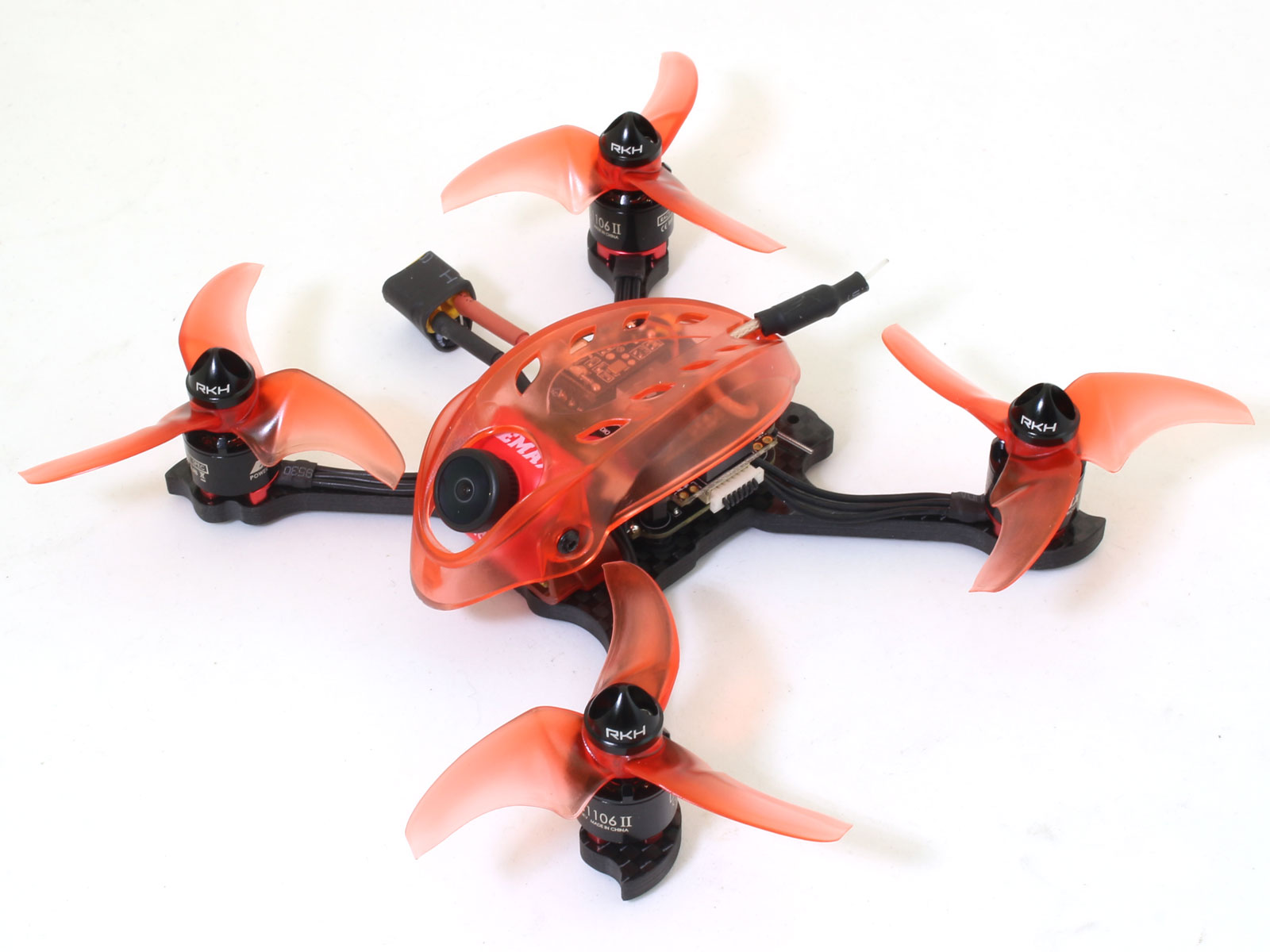 Rakonheli Upgrade 4mm Carbon Fiber 2.5inch Main Frame Set - EMAX Babyhawk R Pro